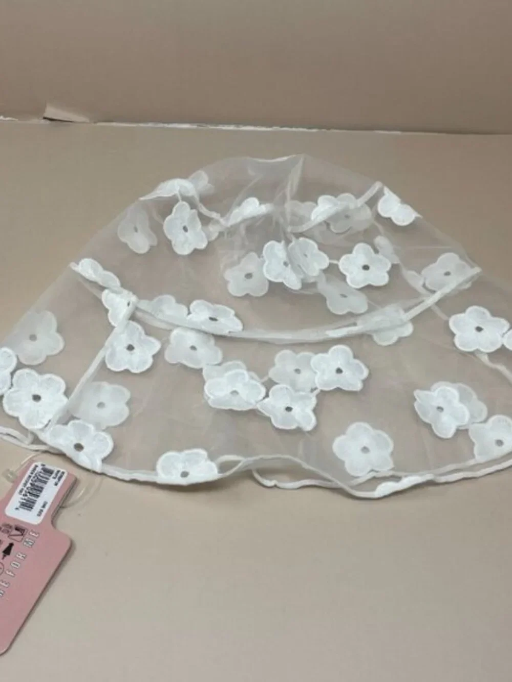(NWT) 8 Other Reasons | Sheer Bucket Hat in White